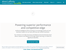 Tablet Screenshot of directaffinity.com